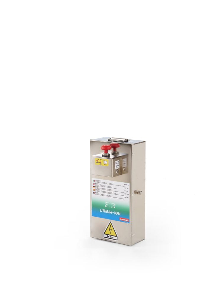 Lithium-Akku-Box für Treppensteiger mit Raupen Skipper