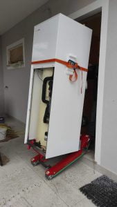Transport eines Elektrogeräts